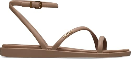 Crocs Women, Miami Ankle Strap Sandal, Milk Chocolate, 7 UK Women