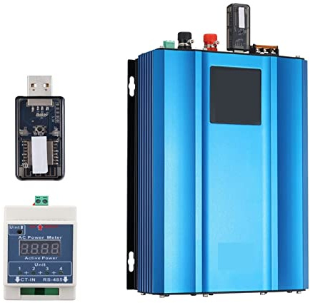 Solar Grid Tie Inverter 1000W Limitatore Batteria Fotovoltaico Multiuso Alta Precisione MPPT Modalità PV Connesso alla Rete Carica Potente(Limiter,36V)