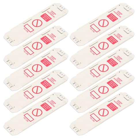 KIMISS Porta Etichette Ed Etichette per Impalcature 10 Pezzi Porta per Impalcature in Plastica per di Ispezione Non Utilizzare Supporti Scafftag per