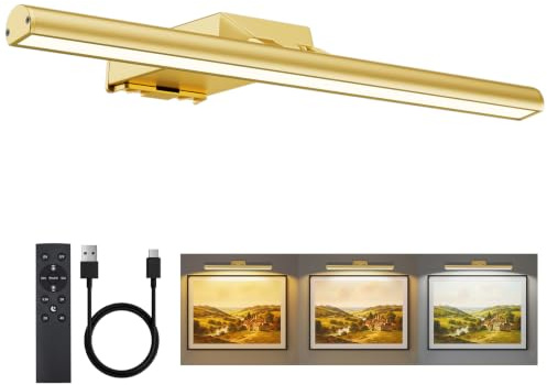 Neymlya 16 Picture Lights for Wall - 10000mAh Rechargeable Art Light