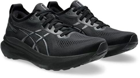 ASICS Mens Gel Kayano 31 Road Running Shoes Black/Black 8 (42.5)