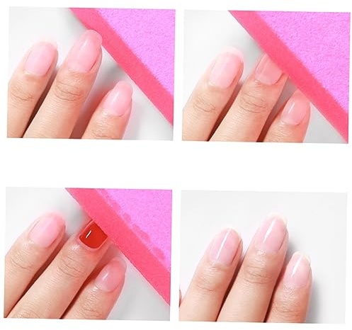 FRCOLOR Blocchi per Unghie Spugna 10 Pezzi 4 Lati Abrasivi per Lucidatura e Modellatura, per Uso Professionale e Domestico