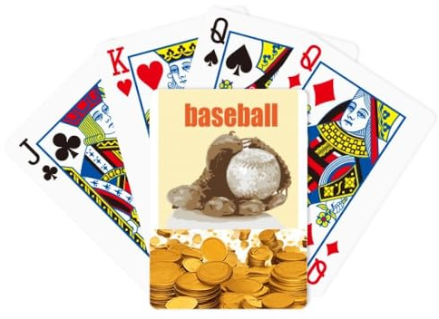 no/no Baseball America Teamwork Gold Poker Spielkarte Klassisches Spiel