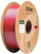 eSUN Silk Dual-Color PLA Filament 1.75mm, Co-Extrusion Silk Magic PLA 3D-Druck Filament, Farbverlauf wechselnd 1KG Spule (2.2 LBS) für 3D-Drucker, Silk Schwarz Rot