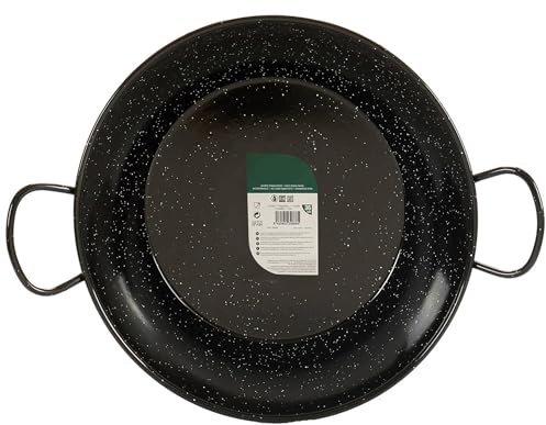 San Ignacio Sarten profunda, de fondo hondo, esmaltada con asas 45 cm colección LA DEHESA