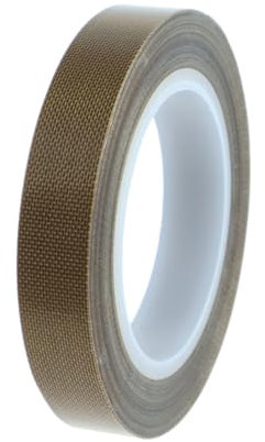 lafomukea Ruban adhésif en téflon - Résistant à la chaleur - Marron - Ruban adhésif haute température - Convient pour presque tous les modèles de machine à emballer sous vide et à des fins plus