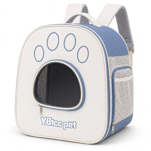 LEKEFETO Sac à dos pour chat et animal de compagnie - Sac de transport pliable pour chat et chien - Sac à dos de transport respirant pour la randonnée et l'extérieur