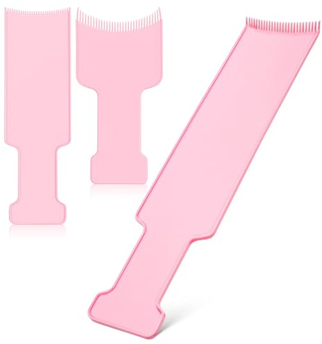 DIYEAH Planches à Balayage Incurvées Tailles S M L, Peignes à Mèches Arrondies, Outils Professionnels pour Mèches et Surbrillance Cheveux, Usage Coiffeur et Maison, Polyvalent