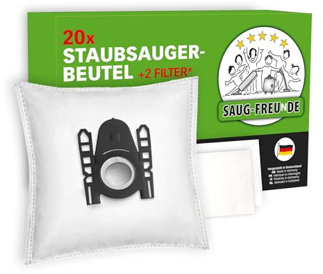 SAUG-FREUnDE I 20 Staubsaugerbeutel für BOSCH GL-50 Baureihe: BSGL5ZOO2, BSGL5ZOO3, BSGL5ZOOM, BSGL5318, BSGL5333, BSGL5339, BSGL5332, BSGL5409, BSGL5400, BSGL53192, BSGL53291, BSGL53121, BSGL5PRO5