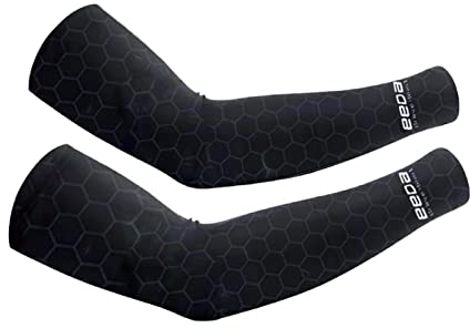 Kikuo Manguitos Ciclismo Hombre 3D, Manguitos Running Hombre Refrigeración Brazo con Impresiones, Manguitos Voleibol Mujer Uv para Mujeres Hombres Ciclismo Pesca Running Senderismo Camping (1 Par)
