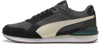 PUMA Unisex St Runner V4 Sd Sneaker, Dusky Gray Alpine Snow Black, 45 EU