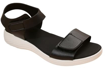 Genérico Sandalias Deportivas Mujer Zapatos Verano Zapatillas Trekking Sapatos Comodas Planas Sneakers Moda Shoes Anchas Calzado Pies Delicados Agua Playa Sapatilhas