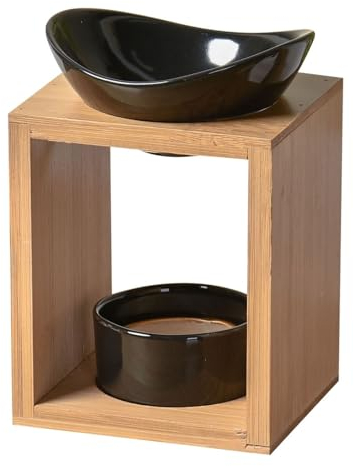 Zen'Arôme - Duftlampe Naturéa Kalos - Duftbrenner für Ätherische Öle, Duftwachs und Schmelzwürfel - Verbreitung durch Sanfte Wärme - Aromatherapie - für Dekoration & Therapie