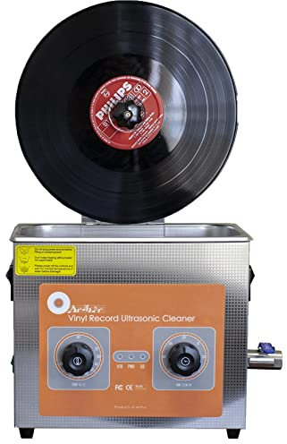 UltraljudsrengöRing, UltraljudsrengöRing FöR Vinylskivor, Med VäRmare Och Timer, 140w UltraljudsrengöRingsmaskin I Rostfritt StåL, 0-100 ℃,110V