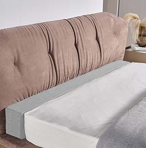 Monbaer Cuscino riempitivo per letto con materasso di dimensioni personalizzate, cuscino per testiera e cuscino lungo per chiudere lo spazio tra materasso e testiera o parete