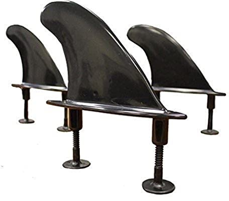 bohally Soft Top Surfboard Fin Set of 3 Surfing Fin