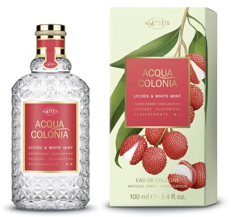 4711 Acqua Colonia - Lychee and White Mint by Muelhens for Unisex - 3.4 oz EDC Spray