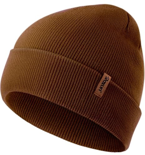ROXUN Mens Winter Hat Kint Beanie Soft Warm Unisex Windproof Skull Cap