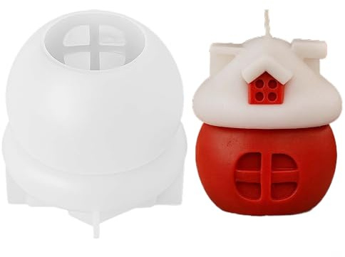 Moldes de Silicona para Velas Navideñas Fundición De Resina Decorativa 3D