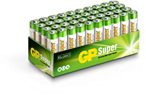 GP Super Alkaline AAA-batteri, 24A/LR03, 40-pack