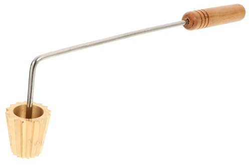 BESTonZON Stampo per Cialde con Stampi per Cialde in Alluminio Cookie Maker Svedese Ferro Set Manico in Legno: Malesia