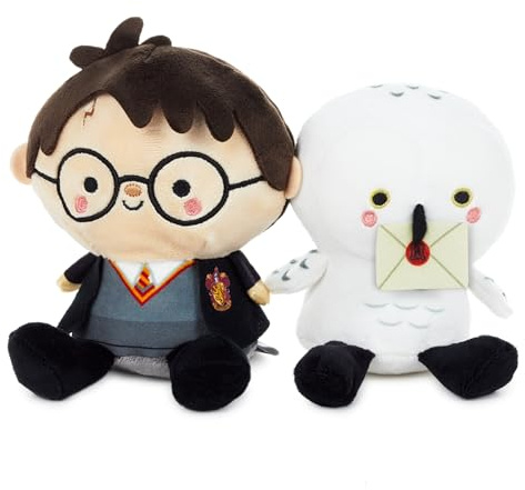 Hallmark Better Together Harry Potter Magnetic Plush (Harry and Hedwig) 5.5 Stuffed Toys, Easter Gifts for Kids