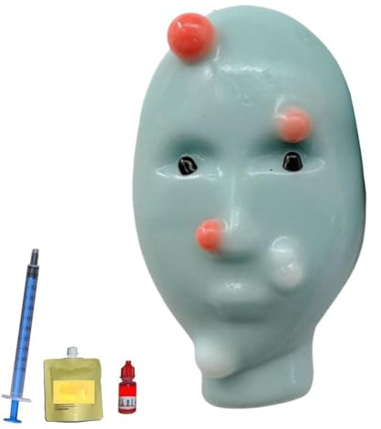 Generisch Popping Comédons Jouet à Presser, Enlever les Dégoûtants Comédons Outil de Popper d’Acné, Nouveauté Soulagement du Stress Outil de Popper de Boutons, Jouet de Détente Pour Enfants Et Adultes
