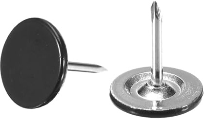 Unifizz 40 chiodi decorativi per tappezzeria, 11 x 13 mm, a testa piatta, per divani, sedie, testiere, tappeti, artigianato del legno