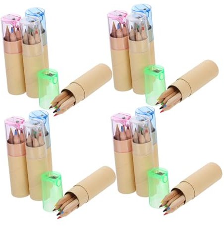 OFFIGAM 16 Set Mini con Integrato Colori Brillanti e Resistenti Portatile in Tubetto per Scrittura e Scolastico Creativo per Domestico