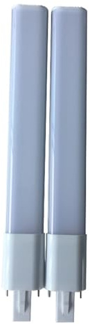 POAHNCU Ampoule Ampoule LED PL G23 12W, 2 Pièces, Plafond Latéral Horizontal, Remplacement De Lampe Table Lecture Économie d'énergie