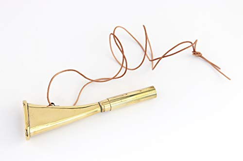 Zunftbedarfde Eisenbahn Signalhorn Horn Messing 14,5 cm Zug