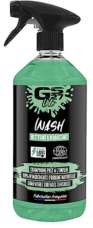 GS27 - Wash Ecocert GS27 Vélo - Nettoyant et Dégraissant - Compatible Surfaces Sensibles - 1L