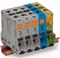 WaGo Dreiphasen-Set 50qmm - Klemmleiste 5-p 10 ... 50mm²