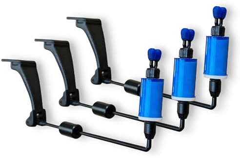 3 TBNS Bite Indicator Swingers Carp fishing Tackle for Bite Alarms and bank sticks (Blue)