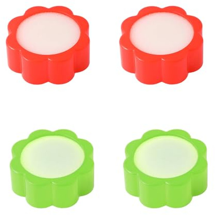 4 Pcs Fingertip Moistener, Sponge Finger Wet Moistener Device, Finger Wet Tool for Cashier Counting Cash Money, Random Color