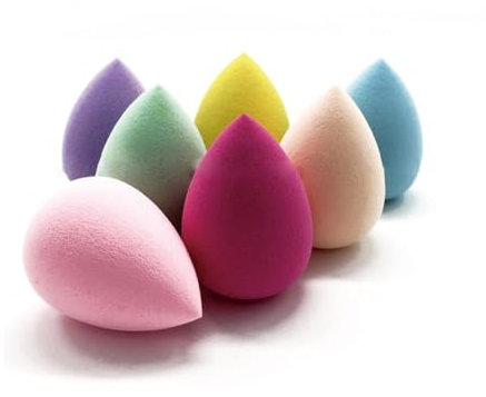 Mini Beauty Blenders - Pack de 10 Esponjas de Maquillaje Hipoalergénicas | Libre de Látex, Reutilizables y Lavables | Aplicación Precisa de Maquillaje Líquido, en Crema o Polvo | Perfecto para Viajar