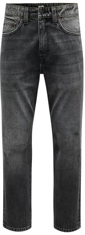 ONLY & SONS Male Relaxed Fit Jeans ONSYOKE Gerade geschnitten Jeans