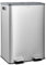 CASABEL Poubelle Cuisine Tri Sélectif 60L - 2 x 30 Litres, Double Compartiments 2x30L, Acier INOX Brossé, Poubelle Recyclage Rectangulaire à Pédales, Anti Traces, Anti Odeurs, Entreprise Française