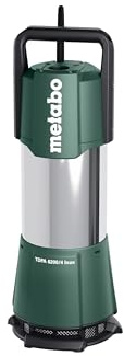 metabo Tauchdruckpumpe TDPA 6200/4 Inox - 1100 W, 6200 l/h Fördermenge, 47 m Förderhöhe - Edelstahl-Pumpe für Brunnen & Zisternen, Automatik, 4-stufiges Pumpenwerk, Rückschlagventil - 15 m Kabel