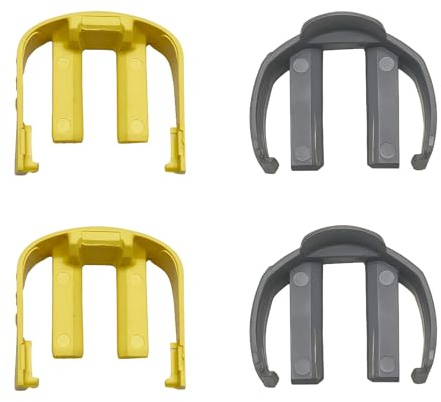 LUMOOM Juego de 4 clips C para limpiadores de alta presión, piezas de repuesto de hebilla de acoplamiento rápido para pistola de manguera, accesorio ideal para lavado de coches Karcher K2 K3 K7