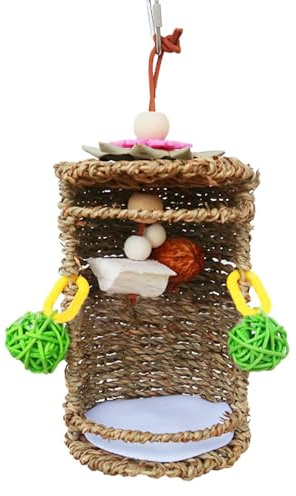 de pájaro Snuggle Hut - de Loros Hamaca Tienda Cueva | de pájaro Oculto Transpirable | Colgante para pájaros pequeños y medianos, Conuras, Calopsitas, Pinzones, Periquitos