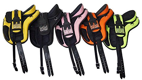 German Riding Sattel Expert-Child - baumlos (rosa)