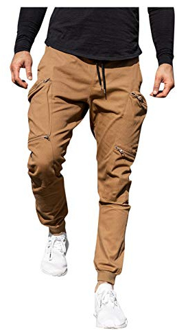 Pantalon Complet Patchwork Sports Longueur Casual Fitness Skin Pocket Bodybuilding Hommes Pantalons pour Hommes Main Mini