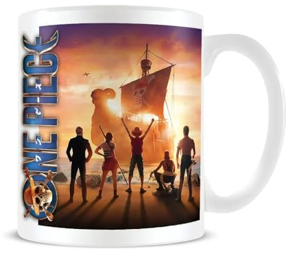 One Piece - Mug SET SAIL (Taille unique) (Orange/Bleu/Blanc)