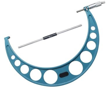DUOCAI Micromètre de diamètre extérieur Poignée à cliquet précise en carbure, micromètre extérieur de 275 à 300 mm