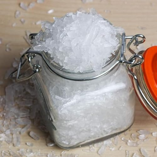 Menthol Crystals - 1.76 Oz / 50g | Natural Plant-Based Refreshing Menthol | | Flakes for Mouth Freshener, Candies and Home Made Cosmetics
