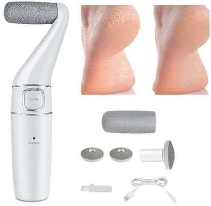 Eliminador de callos eléctrico para limas de pies, quitacallos eléctrico, eléctrica con velocidad ajustable | Herramienta portátil potente para eliminar callos