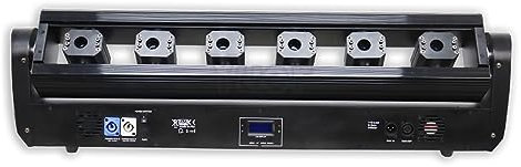 Luces Discoteca, 500mw * 6 cabezales RGB Beam Scanning Stage Effect Lighting for DJ Disco Party Bar Club Show Wedding Sound Fixture para DJ, decoración de fiestas.