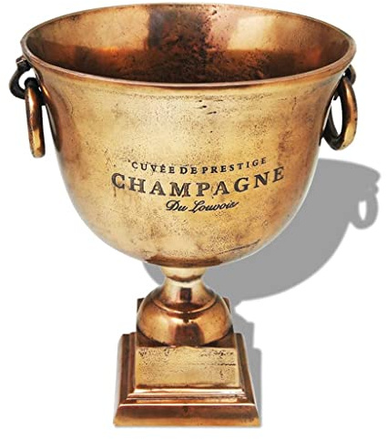 Sophrelle Enfriador de champán Copa Trofeo marrón Cobre Marrón,243498