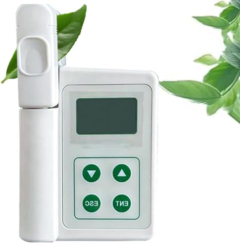 Medidor de clorofila: medición precisa del contenido de clorofila de hojas de plantas para evaluación de la salud
